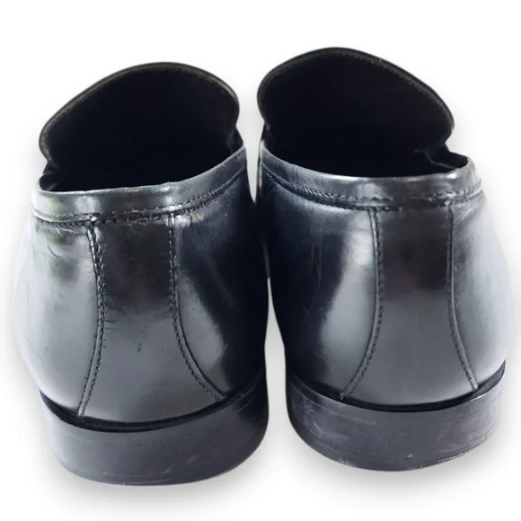 To Boot New York Adam Derrick Black Leather Penny Loafers Size 10.5 - Picture 9 of 13